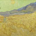 Пшеничное поле со жнецом